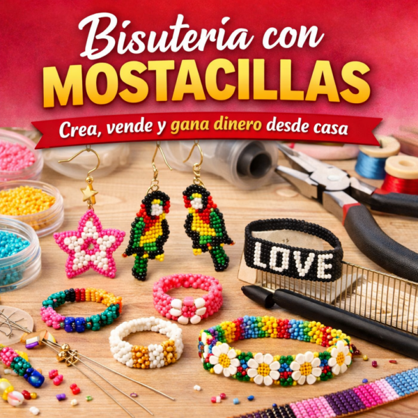 Bisutería con Mostacillas desde Cero – Crea y Vende tus Propias Joyas