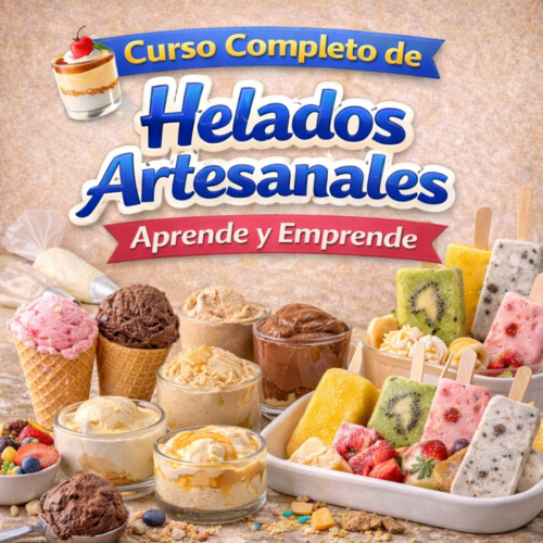 hel Curso Completo de Helados Artesanales