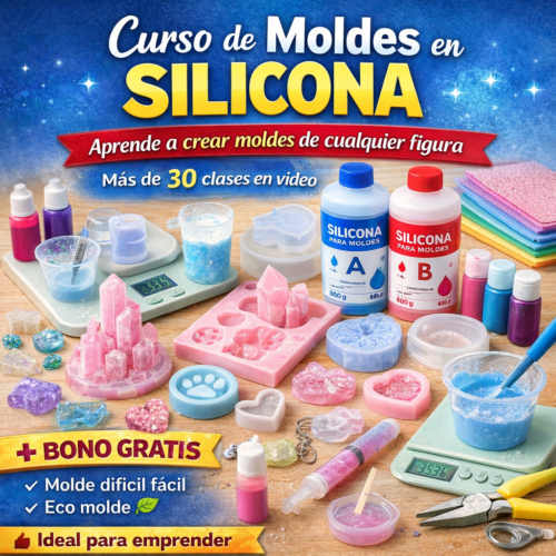 mold Curso de Moldes en Silicona – Crea, Emprende y Vende tus propias creaciones