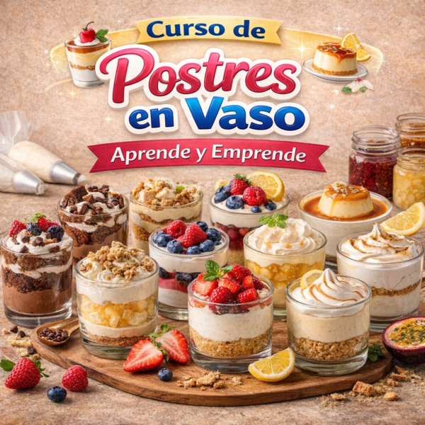 Curso de Postres en Vaso – Aprende y Emprende