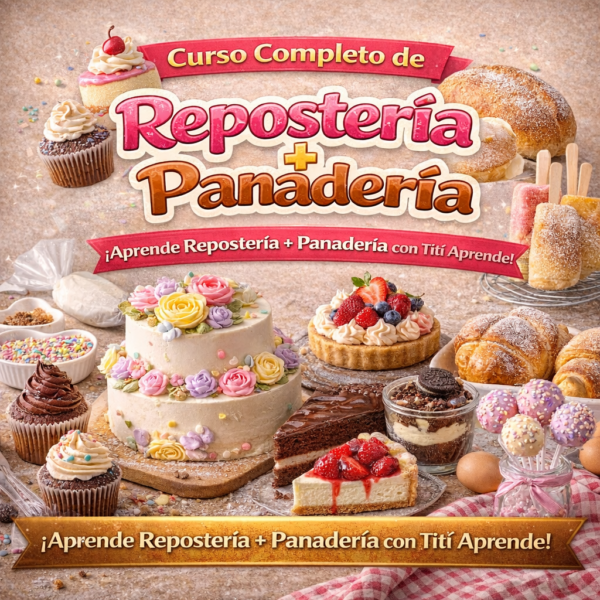 Curso Completo de Repostería + Panadería