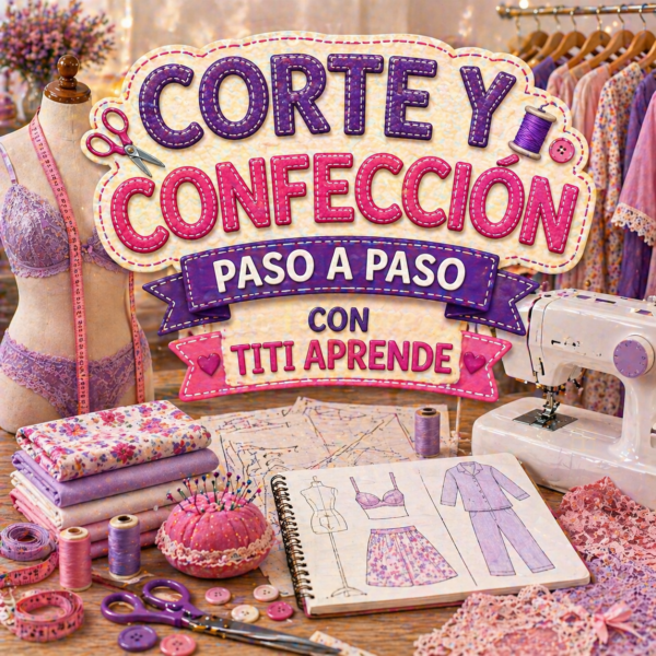 Curso de Corte y Confección + Lencería para Principiantes