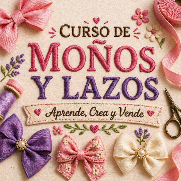 Curso Completo de Moños y Lazos para Emprender | +70 Clases Paso a Paso