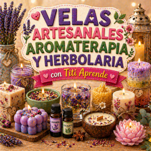 Curso de Velas Artesanales, Aromaterapia y Herbolaria